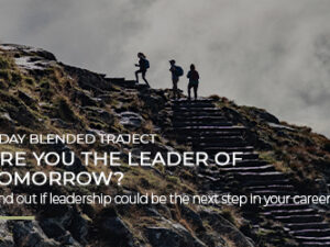 2-Day traject – ARE YOU THE LEADER OF TOMORROW?